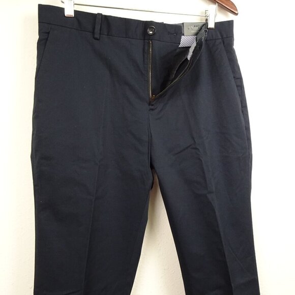 Perry Ellis Chino Pants Men's Size 34x34 Blue Slim Fit Stretch Spill Repellent - Picture 4 of 11